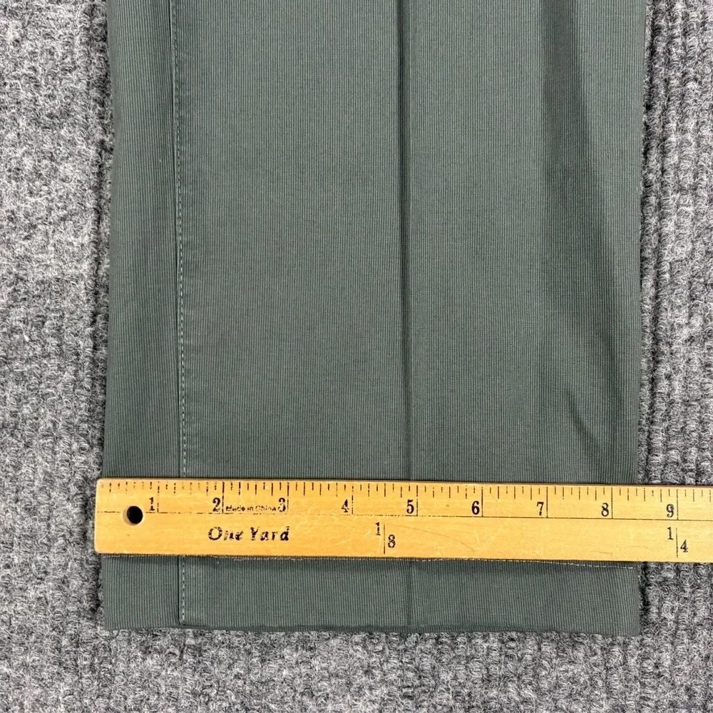 Banana Republic Aiden Chino Pants Mens 35x32 Green Slim Fit Casual Stretch